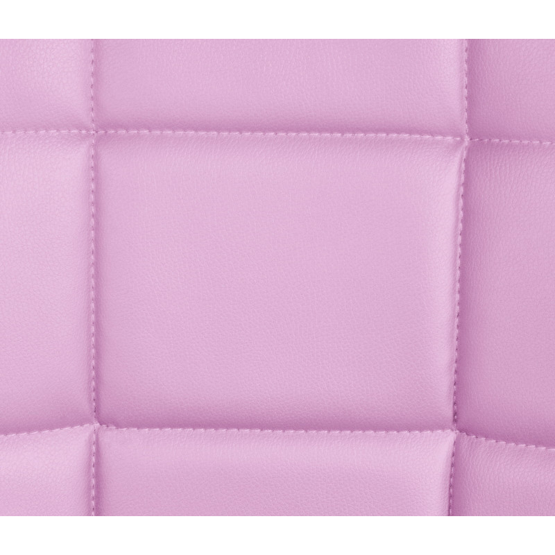 Chaise salle à manger moderne en Polyuréthane Rose Métal Noir Maralys - 7