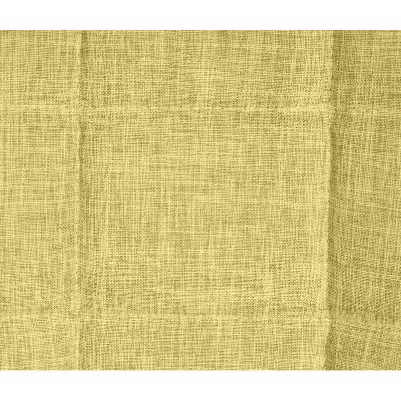 Chaise salle à manger moderne en Tissu Vert clair Métal Noir Maralys - 7