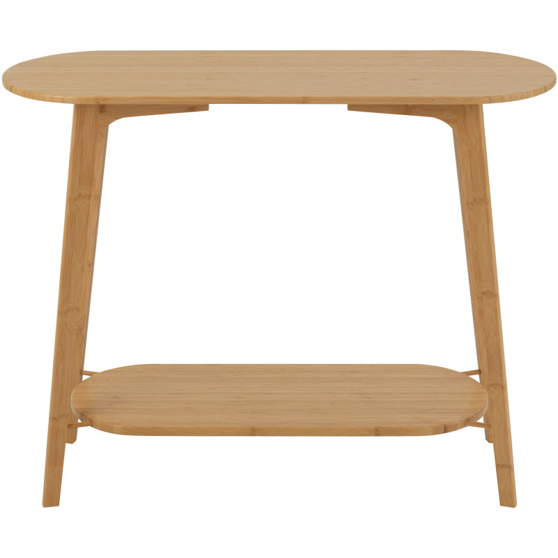 Buffet moderne sur pieds 2 portes en Bois Naturel Cannage Métal Noir Elbe - 2