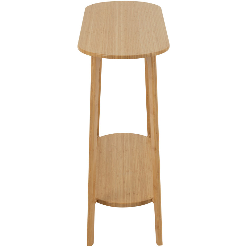 Buffet moderne sur pieds 2 portes en Bois Naturel Cannage Métal Noir Elbe - 3