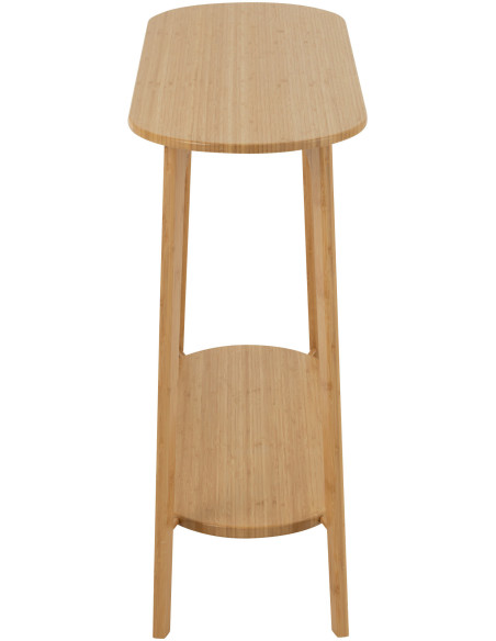 Buffet moderne sur pieds 2 portes en Bois Naturel Cannage Métal Noir Elbe - 3