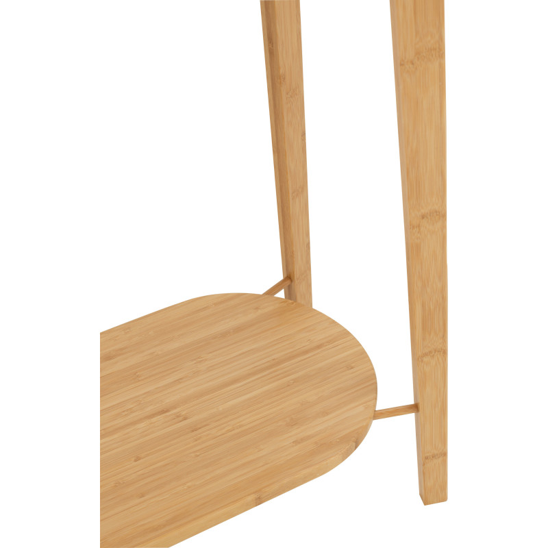 Buffet moderne sur pieds 2 portes en Bois Naturel Cannage Métal Noir Elbe - 6