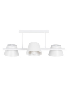 Plafonnier 3 lampes en Métal Blanc Xylia - 1