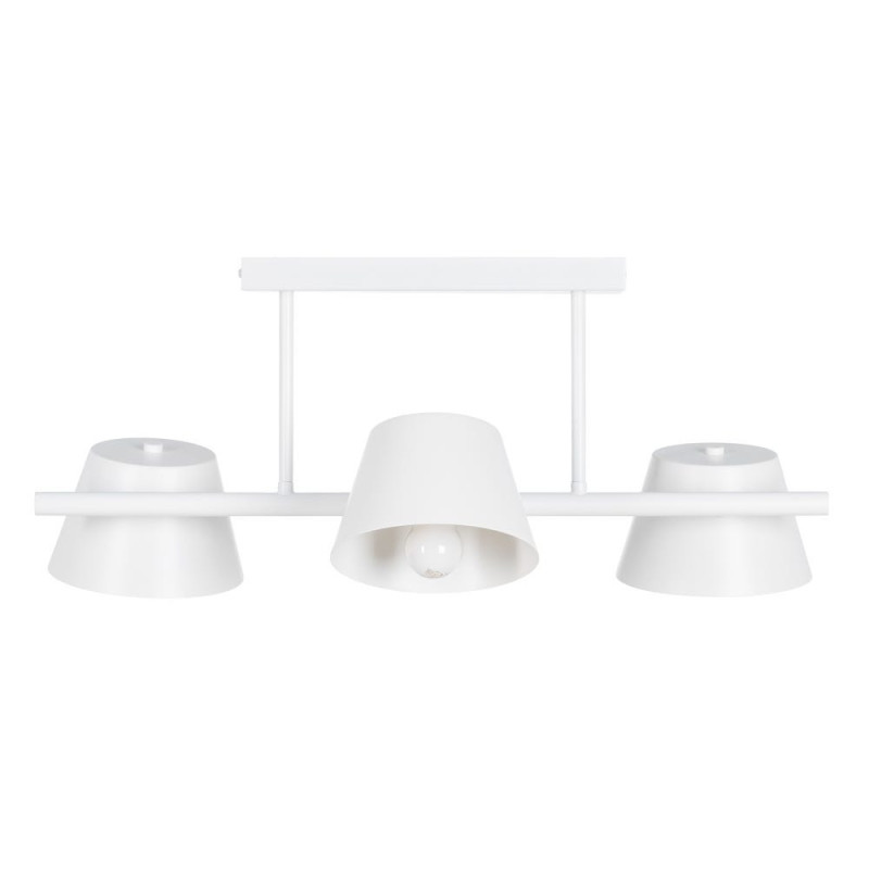 Plafonnier 3 lampes en Métal Blanc Xylia - 1