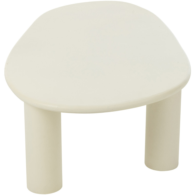 Grande Console moderne Rectangulaire 1 étagère en Bois recyclé Métal Noir Kalyar J-Line - 4