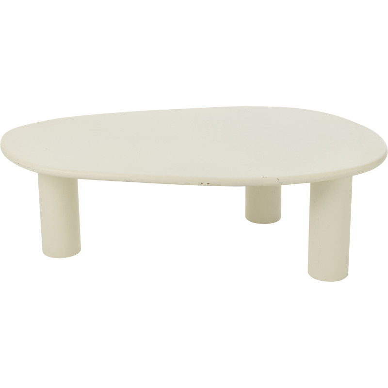 Grande Console moderne Rectangulaire 1 étagère en Bois recyclé Métal Noir Kalyar J-Line - 5