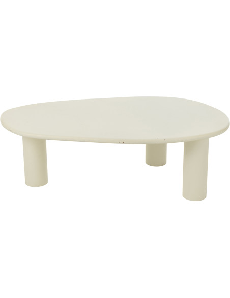 Grande Console moderne Rectangulaire 1 étagère en Bois recyclé Métal Noir Kalyar J-Line - 5