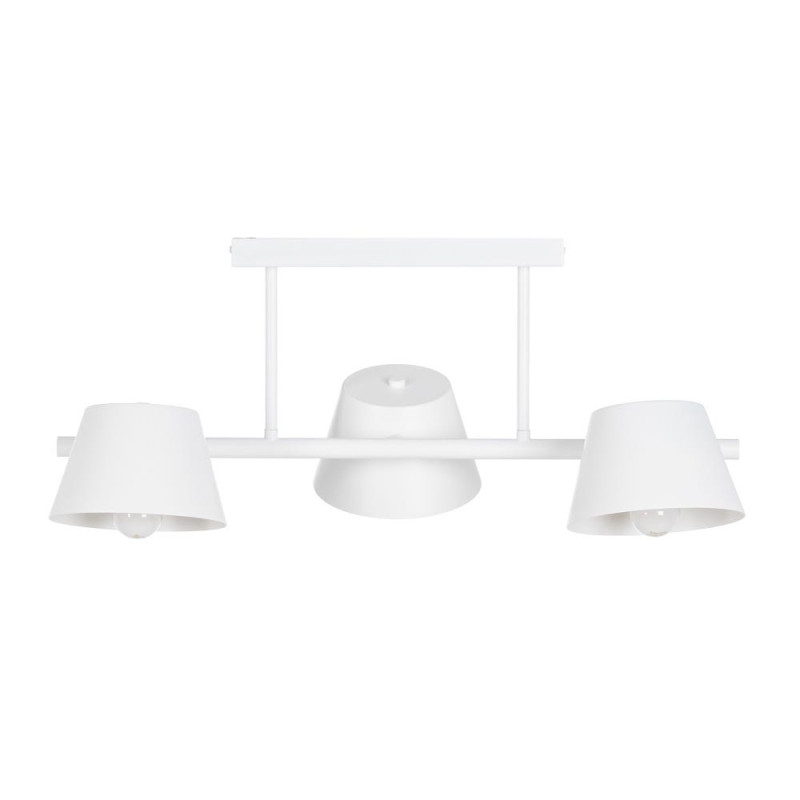 Plafonnier 3 lampes en Métal Blanc Xylia - 2