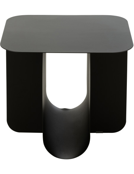 Table basse design Porte revues Rectangulaire en Métal Beige Arthéo - 3