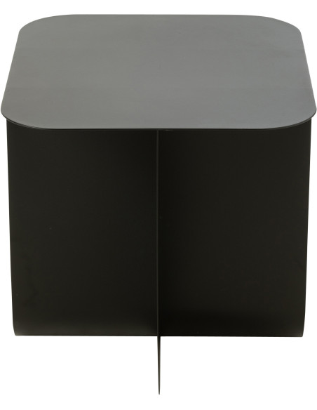 Table basse design Porte revues Rectangulaire en Métal Beige Arthéo - 4