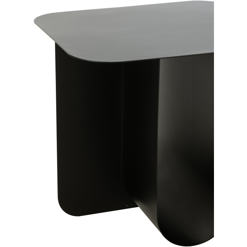 Table basse design Porte revues Rectangulaire en Métal Beige Arthéo - 5
