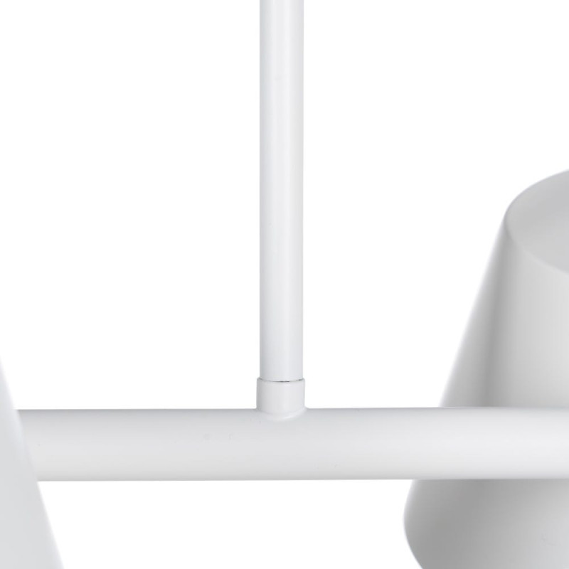 Plafonnier 3 lampes en Métal Blanc Xylia - 4