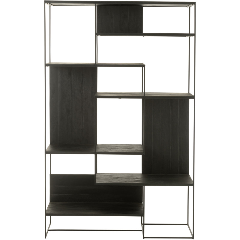 Étagère bohème chic 4 niveaux en Bois de teck Naturel Zaruba - 2