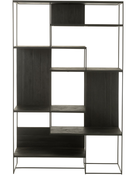 Étagère bohème chic 4 niveaux en Bois de teck Naturel Zaruba - 2