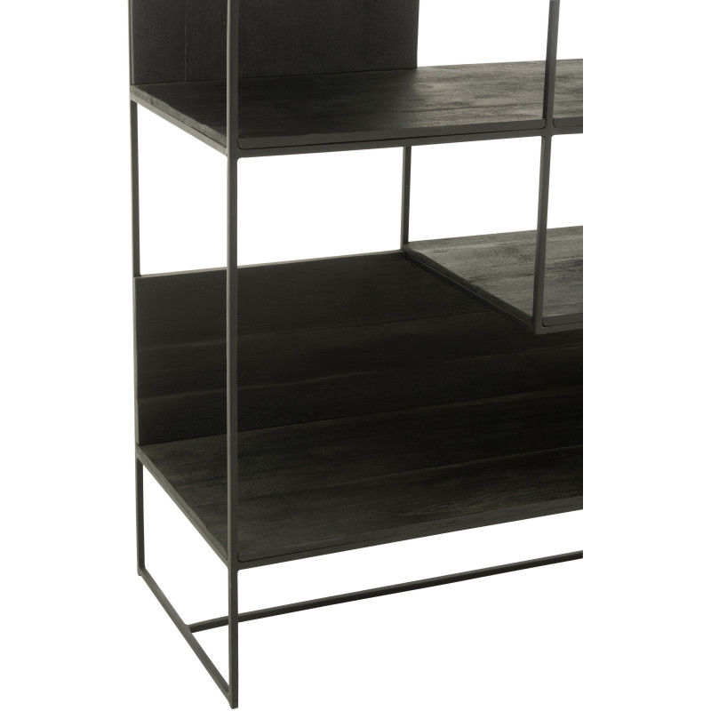 Étagère bohème chic 4 niveaux en Bois de teck Naturel Zaruba - 5