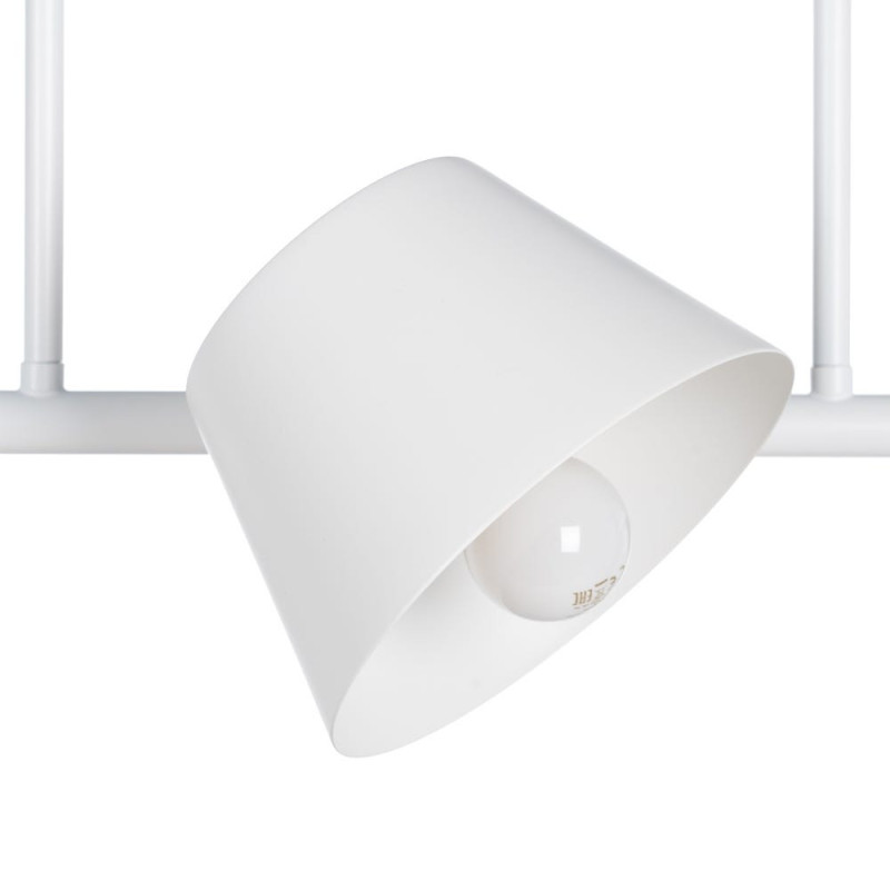 Plafonnier 3 lampes en Métal Blanc Xylia - 5