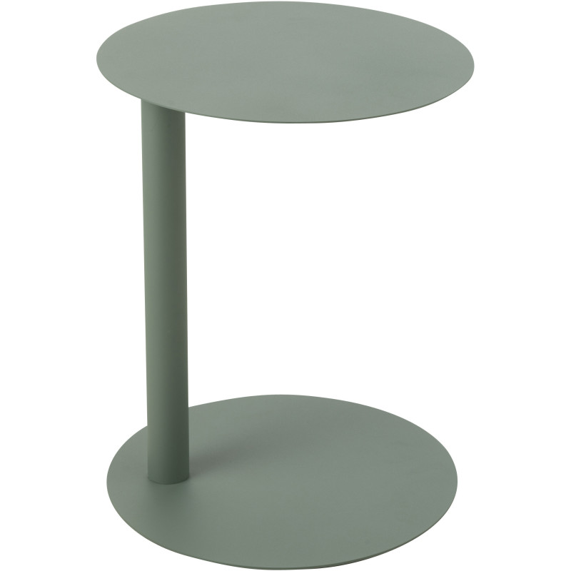 Chevet Japandi arrondi 1 tiroirs en Bois de pin Naturel Kaori - 4