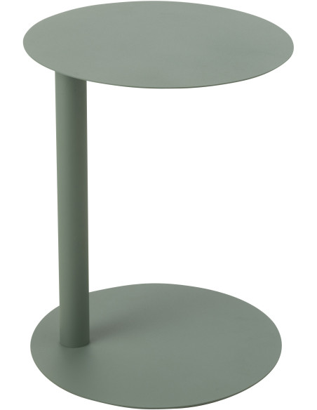 Chevet Japandi arrondi 1 tiroirs en Bois de pin Naturel Kaori - 4