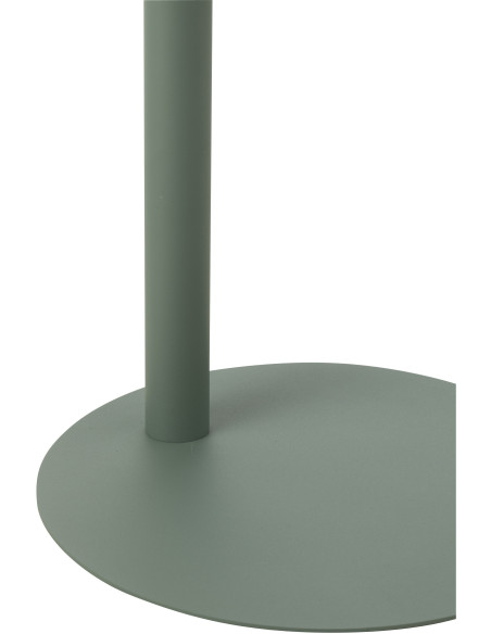 Chevet Japandi arrondi 1 tiroirs en Bois de pin Naturel Kaori - 6