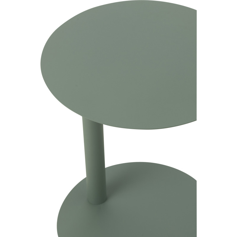 Chevet Japandi arrondi 1 tiroirs en Bois de pin Naturel Kaori - 7