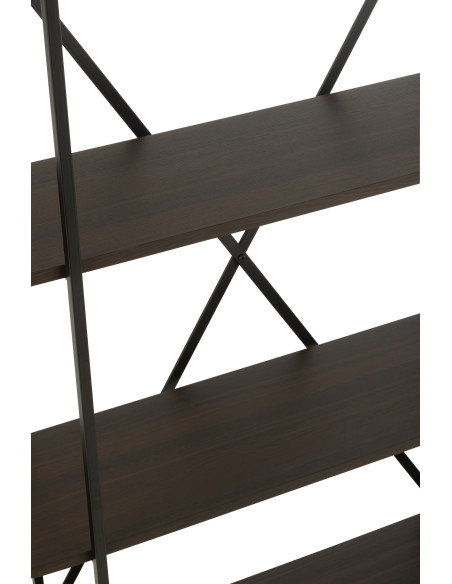 Table basse japandi Ovale 1 étagère en Bois de bambou Naturel Aiko - 7