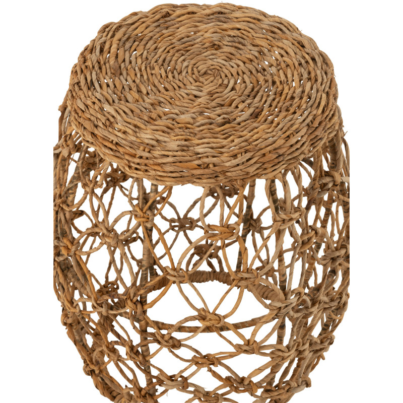 Bout de canapé design Rond en Métal Beige Arthéo - 4