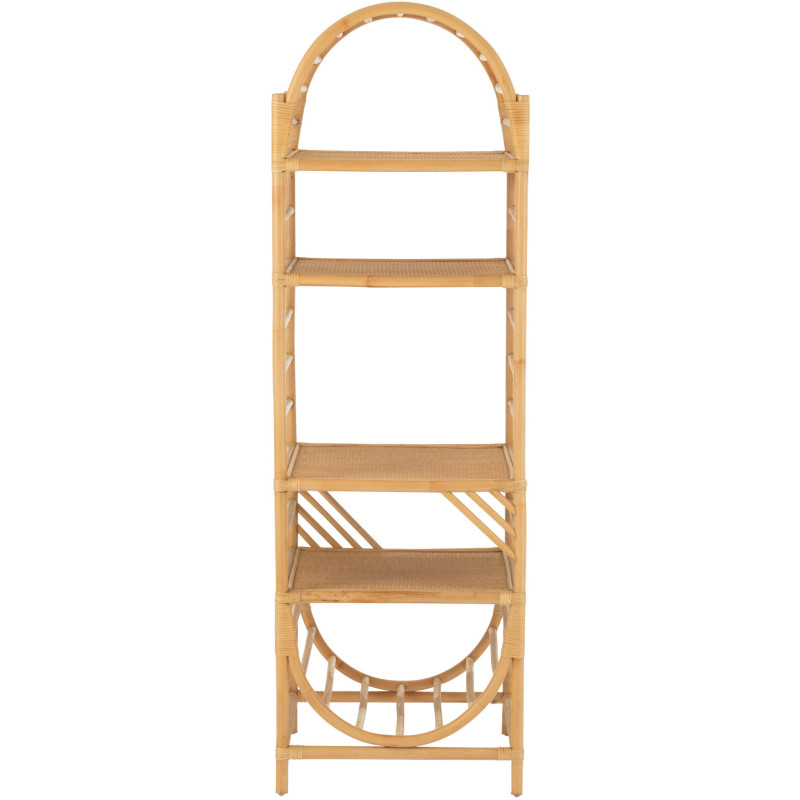 Table basse balinaise Ovale en Bois Blanc Bali - 2