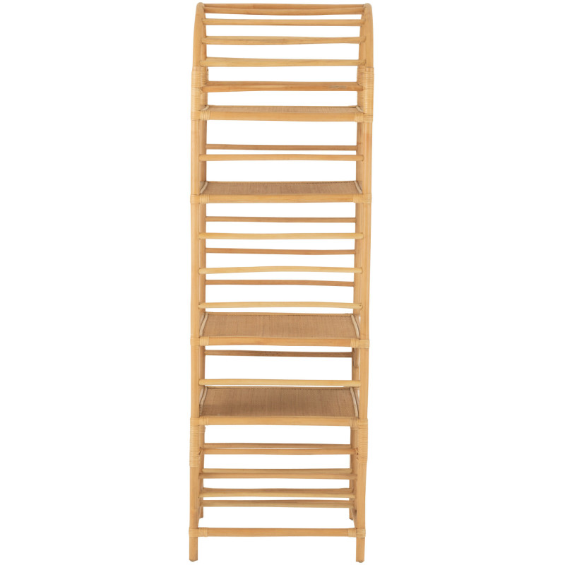 Table basse balinaise Ovale en Bois Blanc Bali - 3