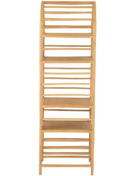 Table basse balinaise Ovale en Bois Blanc Bali - 3