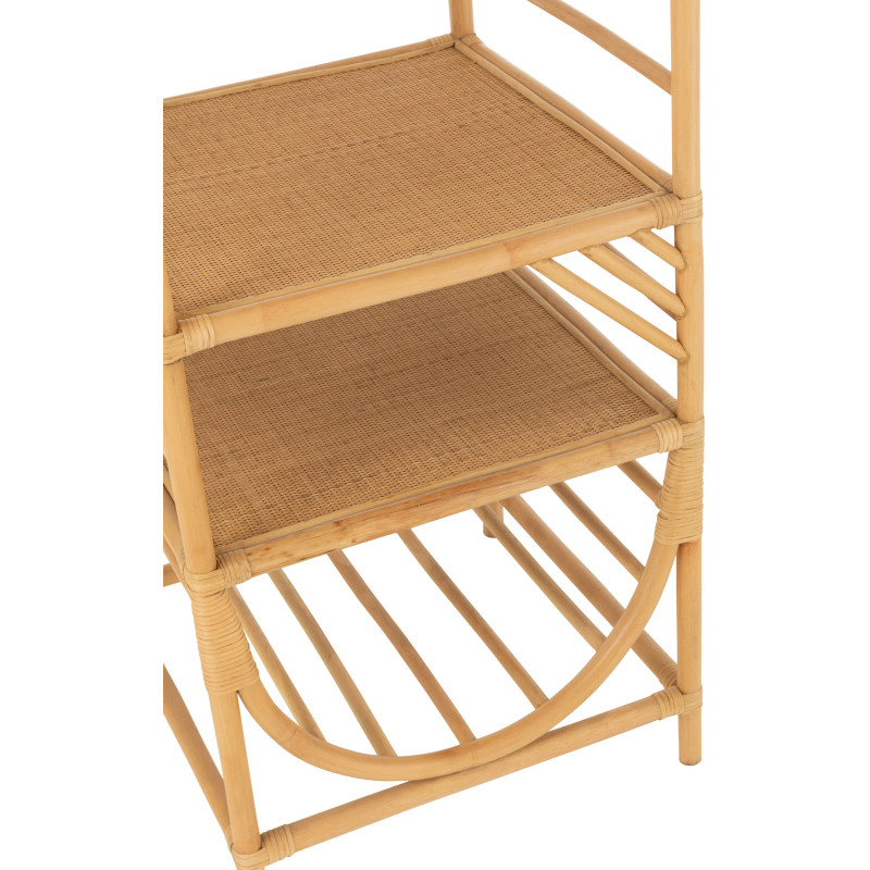 Table basse balinaise Ovale en Bois Blanc Bali - 6