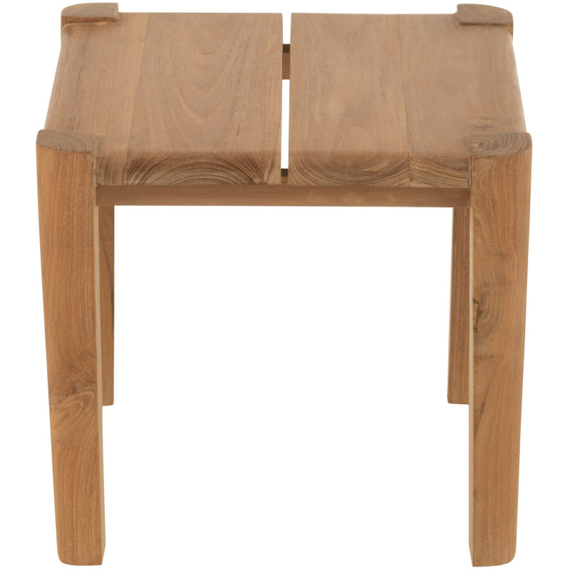 Chevet moderne 1 porte 1 tiroir en Bois Naturel Cannage Métal Noir Elbe - 3