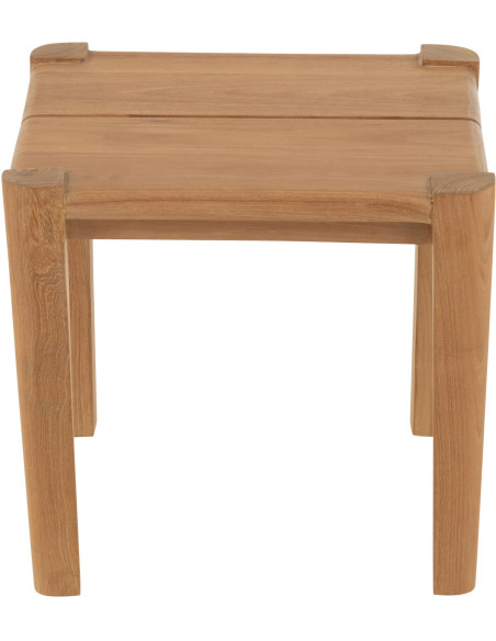 Chevet moderne 1 porte 1 tiroir en Bois Naturel Cannage Métal Noir Elbe - 4