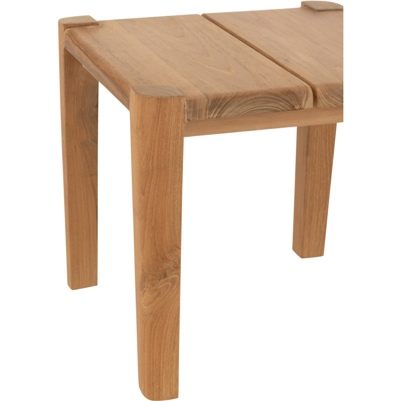 Chevet moderne 1 porte 1 tiroir en Bois Naturel Cannage Métal Noir Elbe - 5