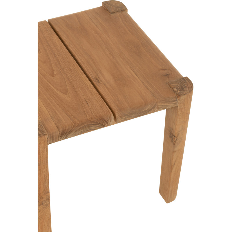 Chevet moderne 1 porte 1 tiroir en Bois Naturel Cannage Métal Noir Elbe - 6