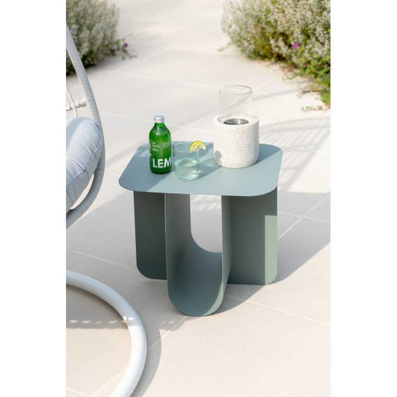 Table d'appoint japandi Ronde en Bois d'acacia Naturel Sora - 2