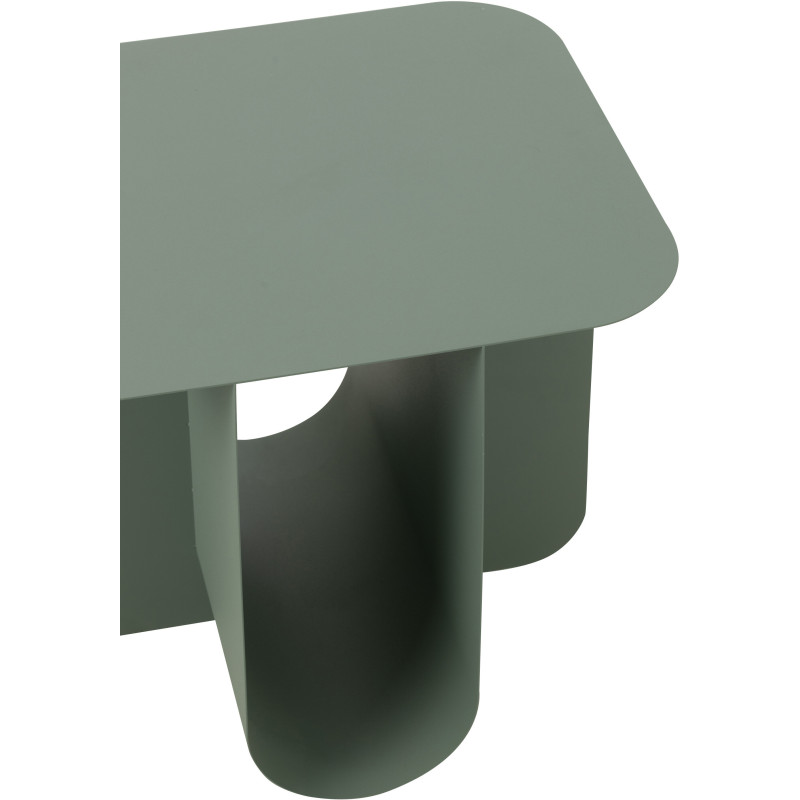 Table d'appoint japandi Ronde en Bois d'acacia Naturel Sora - 6