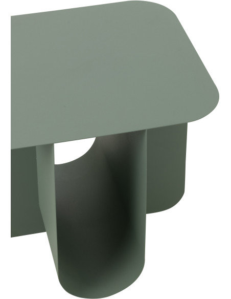 Table d'appoint japandi Ronde en Bois d'acacia Naturel Sora - 6