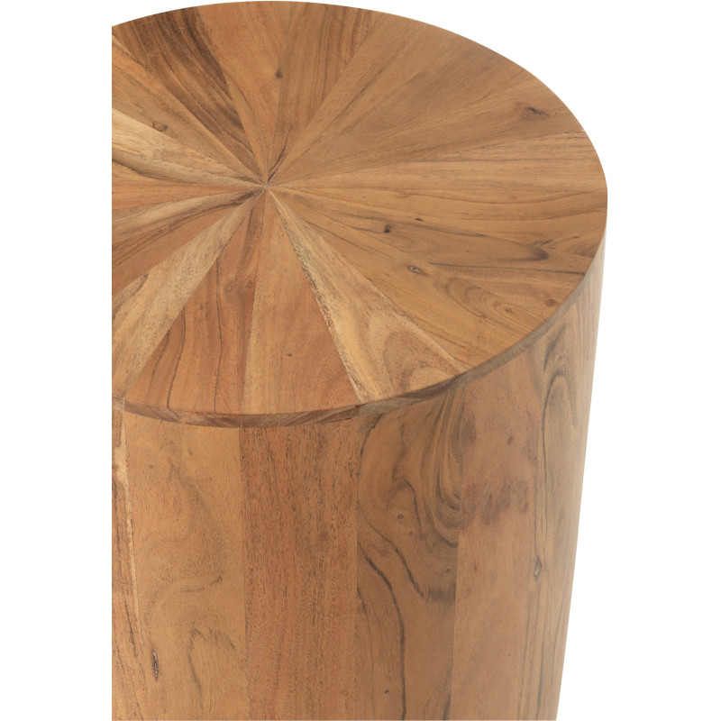 Bout de canapé design Rond en Métal Noir Arthéo - 3