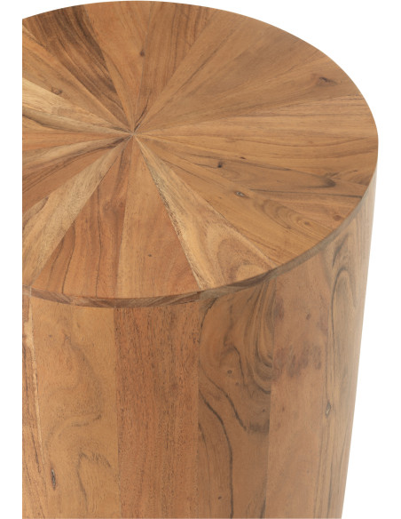 Bout de canapé design Rond en Métal Noir Arthéo - 3