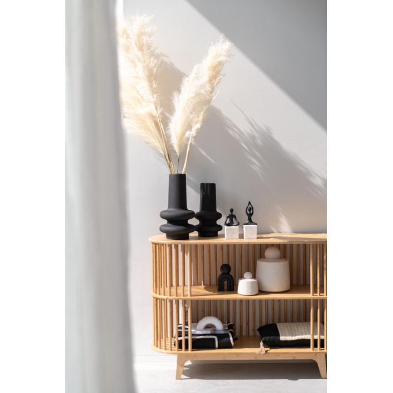 Table basse design Porte revues Rectangulaire en Métal Blanc Arthéo - 2