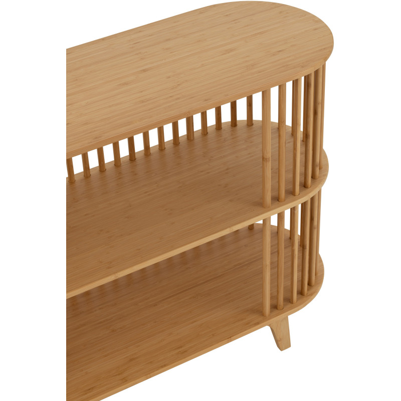 Table basse design Porte revues Rectangulaire en Métal Blanc Arthéo - 7