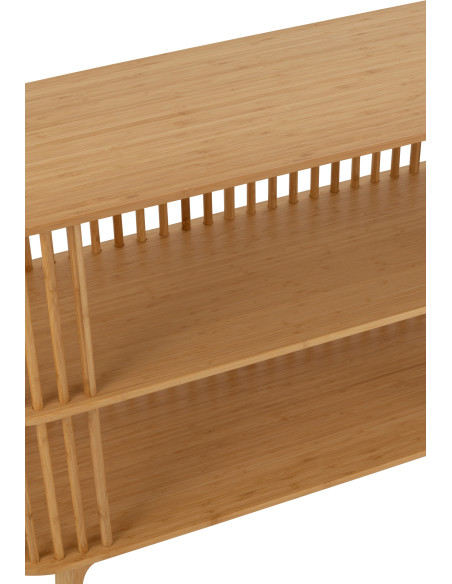 Table basse design Porte revues Rectangulaire en Métal Blanc Arthéo - 8