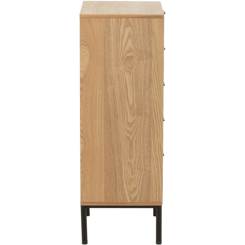 Buffet moderne Bas 2 étagères en Bois de bambou Naturel Live - 3