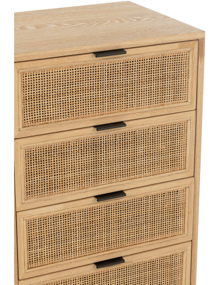 Buffet moderne Bas 2 étagères en Bois de bambou Naturel Live - 6