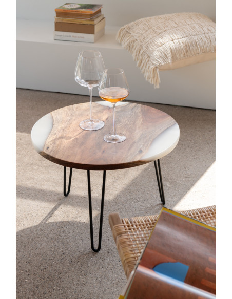 Étagère murale bord de mer 5 niches en Papier mâché Blanc Flint - 2