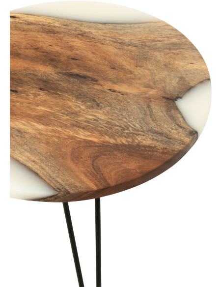 Étagère murale bord de mer 5 niches en Papier mâché Blanc Flint - 4