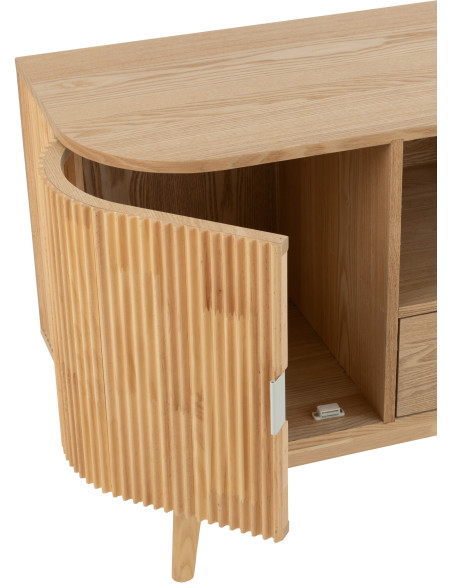 Table d'appoint bord de mer Carrée en Bois de teck Naturel Bruce - 8