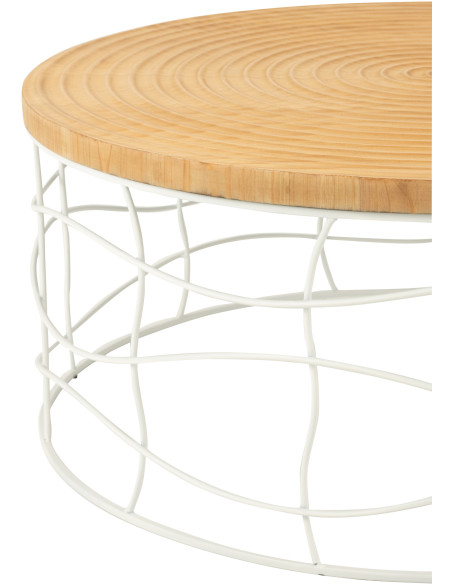 Étagère murale bord de mer 5 niches en Papier mâché Beige Flint - 2