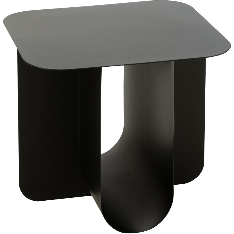 Table basse design Porte revues Rectangulaire en Métal Noir Arthéo - 1