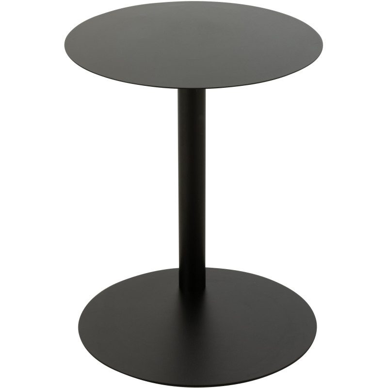 Table basse design Porte revues Rectangulaire en Métal Noir Arthéo - 2